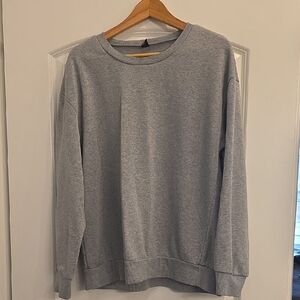 SHEIN Light Gray Men's Crewneck Pullover Sweater